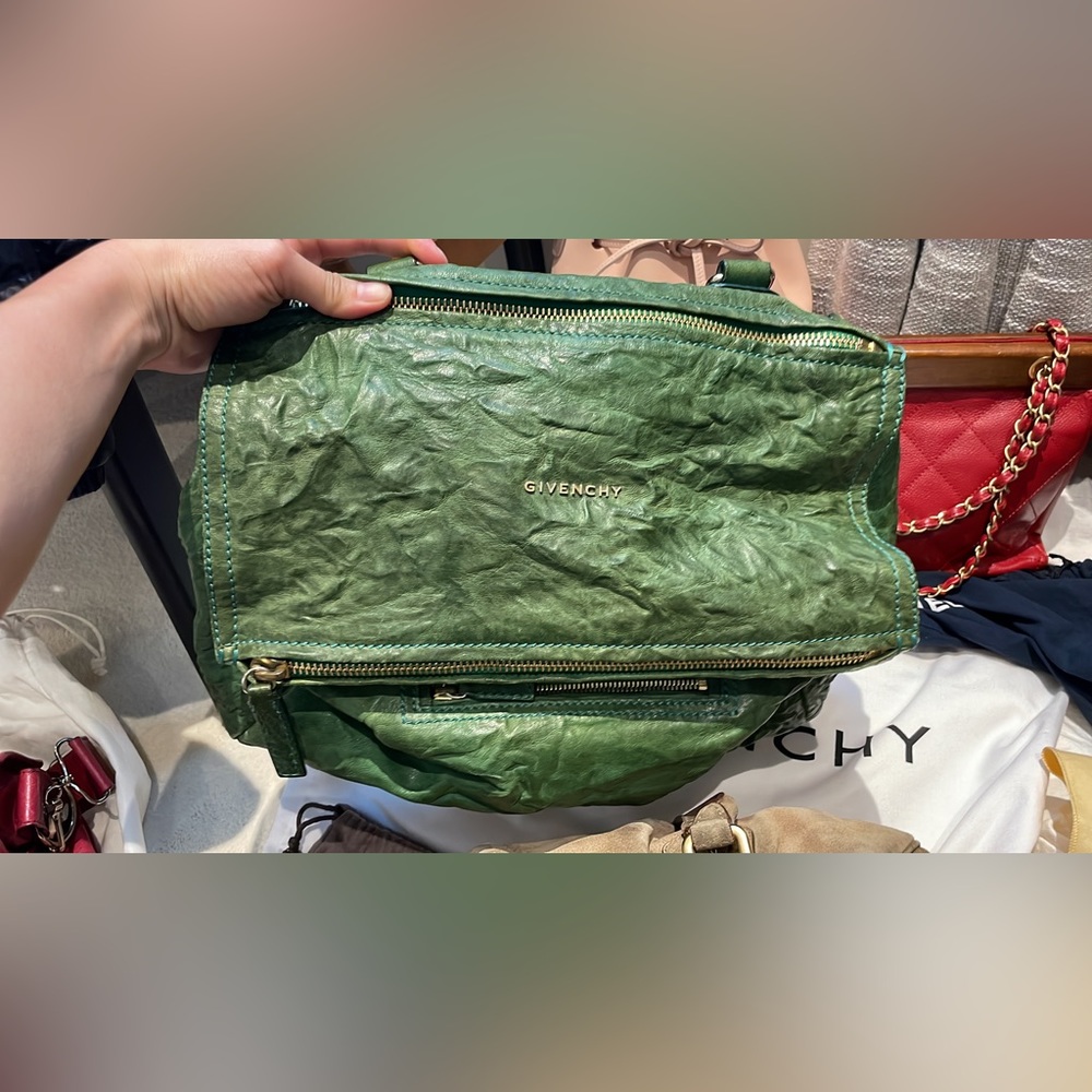 Authentic Givenchy Distressed Leather Pandora Bag- size Medium - Picture 7 of 7